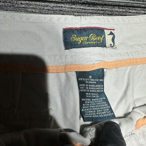 Sugar Reef Shorts Women's Size 8 Beige Pockets - Picture 2 of 14